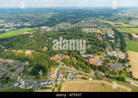 LVR Clinic Hau, Rheinische Kliniken Bedburg, Consiglio Regionale Renania per Krankheitenen mentale e neurologico, Hau, basso Reno, Nord Reno-Westp Foto Stock