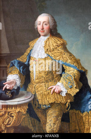 Wenzel Anton, Principe von Kaunitz-Rietberg (1711 – 1794) diplomatico e statista austriaco e ceco nella monarchia asburgica Foto Stock