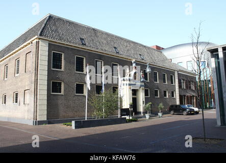 De Librije Ristorante e hotel a Spinhuisplein, centro di Zwolle, Paesi Bassi. Ben conoscono tre stella Michelin ristorante gestito dallo chef Jonnie Boer. Foto Stock