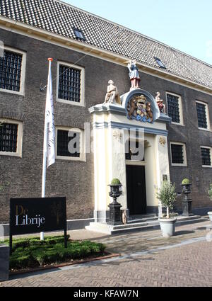 De Librije Ristorante e hotel a Spinhuisplein, centro di Zwolle, Paesi Bassi. Ben conoscono tre stella Michelin ristorante gestito dallo chef Jonnie Boer. Foto Stock