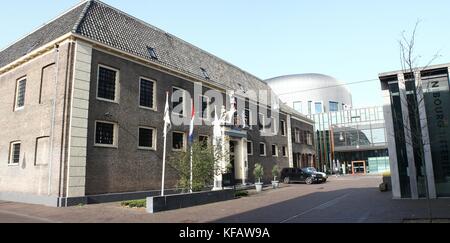De Librije Ristorante e hotel a Spinhuisplein, centro di Zwolle, Paesi Bassi. Tre stelle Michelin, gestito dallo chef Jonnie Boer. La maglia di 2 immagini. Foto Stock