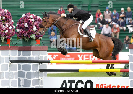 L'Abete nazionale Prati 2005, Atco Midstream Sfida, Joie Gatlin (USA) riding Mogharebi Luna Foto Stock