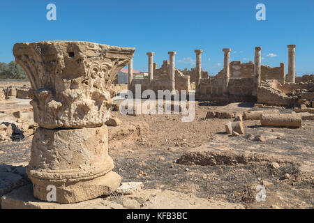 Paphos parco archeologico, Paphos, Cipro Foto Stock