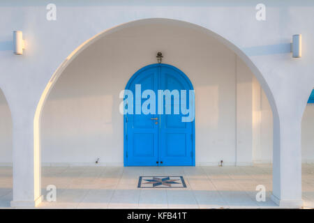 Ayia Thekla Caverna Cappella, Sotira, Agia Napa, Cipro Foto Stock