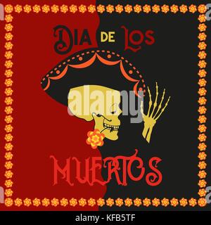 Messicana dia de los Muertos Illustrazione Vettoriale