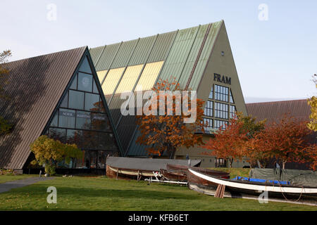 Il museo marittimo norvegese e il museo Fram prende il nome della nave usata da artico norvegese e gli esploratori antartico Foto Stock