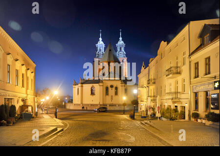 Gothic Bazylika Archikatedralna Wniebowziecia Najswietszej Marii Panny mi sw Wojciecha ((La Basilica Cattedrale dell Assunzione della Beata Vergine Maria Foto Stock