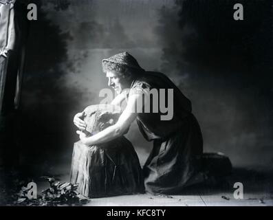 Alexander onore Ernest Coquelin Cadet (1848-1909) nella fase costume per il teatro gioca a "Dio Termine" di Gabriel Nigond 1907 Foto Stock
