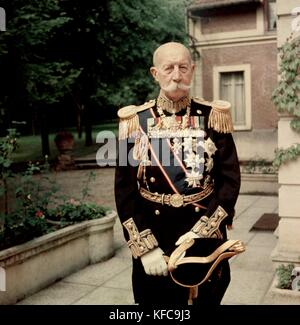 Prince George della Grecia e della Danimarca (1869-1957) in admiral uniforme 1953 Taponier Photo12.com foto - Coll. Taponier Foto Stock