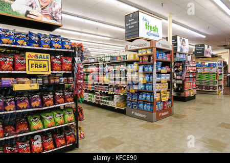 Food Lion drogheria a Pawleys Island, South Carolina, Stati Uniti d'America Foto Stock