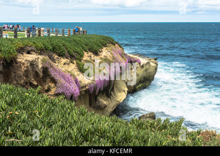 La passerella a La Jolla, San Diego, California Foto Stock