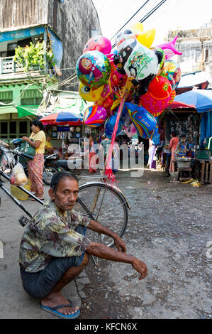 Myanmar (ex Birmania). Stato Mon. Mawlamyine (Moulmein). Foto Stock