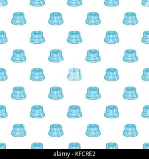 Dispositivo vaping ricambio pattern, stile cartoon Illustrazione Vettoriale