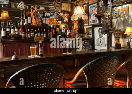 Il barone pub e wine bar, pentagoet inn, castine, Maine, Stati Uniti d'America Foto Stock