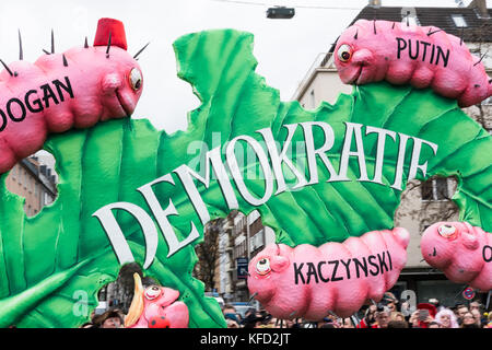 Rosenmontag, Carnevale di Dusseldorf, Germania Foto Stock
