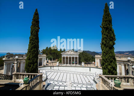 Le lussuose piscine Nettuno, il Castello di Hearst, Big Sur, california, Stati Uniti d'America Foto Stock