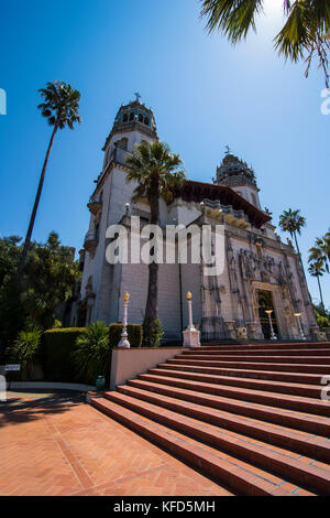 Lussuoso castello Hearst, Big Sur, california, Stati Uniti d'America Foto Stock