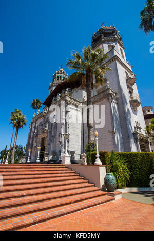 Lussuoso castello di Hearst, Big Sur, California, Stati Uniti Foto Stock