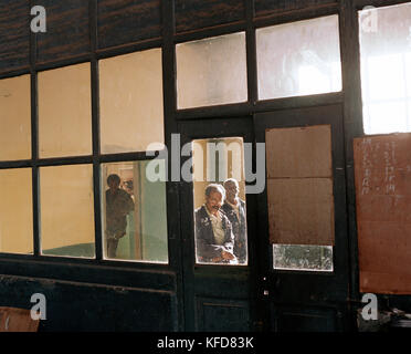 ERITREA, Asmara, fonderie che costruirono la ferrovia originale che collegava Asmara alla città portuale di Massawa Foto Stock