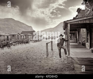 USA, Wyoming, Bob Edgar il fondatore di Old Trail Town, Cody Foto Stock