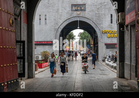 La città vecchia, Luoyang, Henan Foto Stock