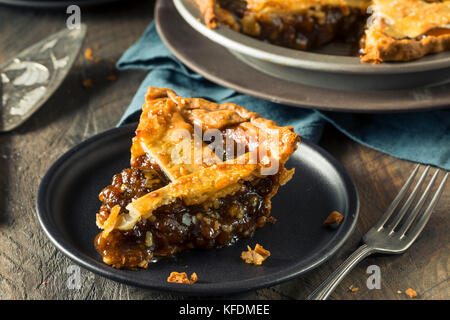 Dolci fatti in casa torta di carne macinata per le vacanze Foto Stock