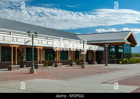 Edificio principale, Nuovo Messico Farm & Ranch Heritage Museum, Las Cruces, Nuovo Messico USA Foto Stock