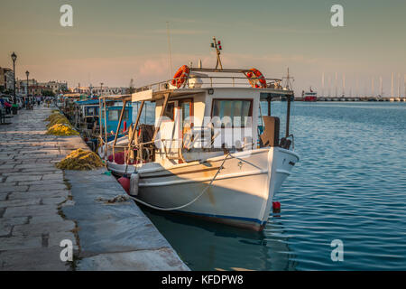 Barca in Grecia Zakunthos Foto Stock