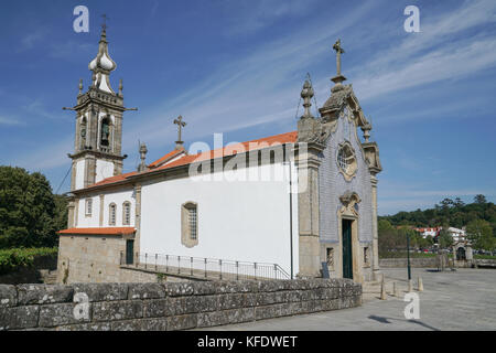 Igreja de santo antonio da Torre Velha, Ponte de Lima, Camino de Santiago, Portogallo Foto Stock