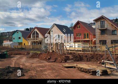 Ashley Vale Self-Build comunità, St.Werburghs, Bristol Foto Stock