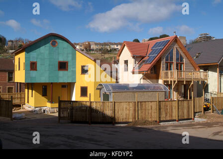 Ashley Vale Self-Build comunità, St.Werburghs, Bristol Foto Stock