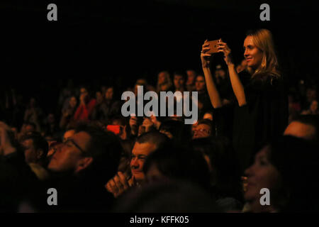 Kiev, Ucraina. 28th ottobre 2017. Auditorium del Palazzo Nazionale delle Arti 'Ucraina' a Kyiv durante il concerto di Keiko Matsui. Credit: Oleksandr Prykhodko/Alamy Live News Foto Stock