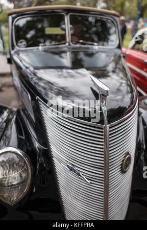 Classic car rally, Mendoza, Argentina Foto Stock