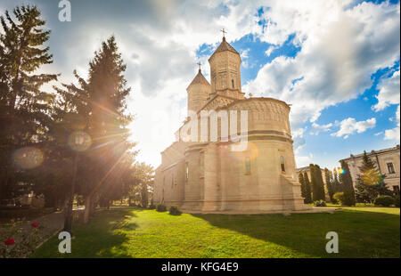 Il monastero Trei Ierarhi Chiesa, Iasi, Romania Foto Stock