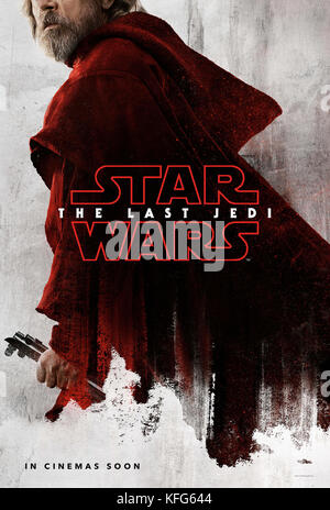 DATA di uscita: 15 dicembre 2017 TITOLO: Star Wars: The Last Jedi CASA DI PRODUZIONE: Lucasfilm DIRETTORE: Rian Johnson TRAMA: Dopo aver fatto i suoi primi passi in un mondo più grande in Star Wars: Il risveglio della forza (2015), Rey continua il suo viaggio epico con Finn, Poe e Luke Skywalker nel prossimo capitolo della saga. Starring: PosterArt. (Credit Image: © Lucasfilm/Entertainment Pictures)