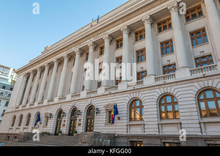 Gli edifici di vecchia costruzione in Bucarest Romania Foto Stock