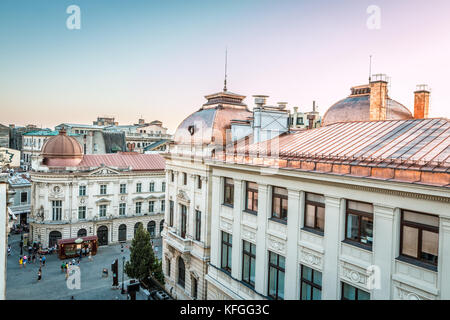 Città di Bucarest in Romania Foto Stock