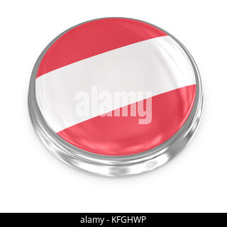 In Austria il badge , computer immagine generata. 3D render. Foto Stock