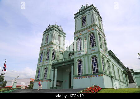 Il Templo Católico de Sarchí Norte (Tempio cattolica del nord Sarchi), Avenida 1, Sarchí, provincia di Alajuela, Costa Rica, America Centrale Foto Stock
