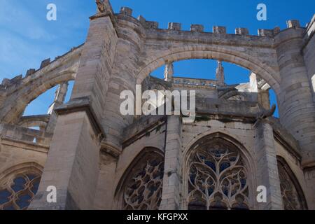 Cathédrale Saint-Nazaire a Beziers Foto Stock