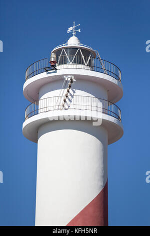 Marbella il faro è stato costruito nel 1864 ed è di 29 metri (95 ft) alta. Foto Stock