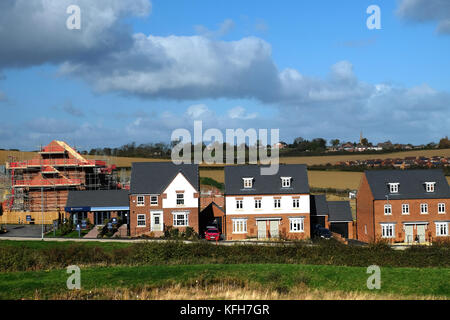 Lo sviluppo del nuovo alloggiamento station wagon, Grantham, Lincolnshire, Inghilterra, Regno Unito. Foto Stock