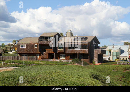 Una casa vicino a West Cliff drive, santa cruz, in California, negli Stati Uniti Foto Stock