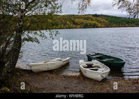 Loch achilty, contin, Ross shire, Scotland, Regno Unito Foto Stock