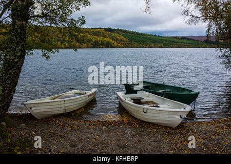 Loch achilty, contin, Ross shire, Scotland, Regno Unito Foto Stock