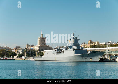 Knm "otto sverdrup" norvegese royal navy frigate f312. málaga.SPAGNA. ottobre 29, 2017. Foto Stock