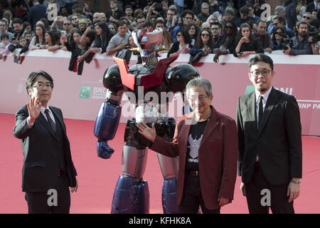 Roma, Italia. 28 ott 2017. Go Nagai frequentando il tappeto rosso di Mazinga Z infinito durante il XII Festival di Roma Credito: Silvia Gerbino/Alamy Live News Foto Stock