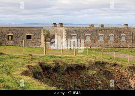 Dismessi brean giù fort in Inghilterra, somerset Foto Stock