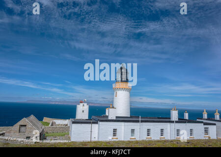 Dunnett Capo Faro, Caithness in Scozia, Regno Unito Foto Stock