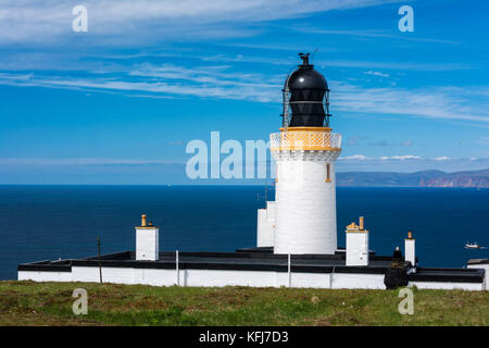 Dunnett Capo Faro, Caithness in Scozia, Regno Unito Foto Stock